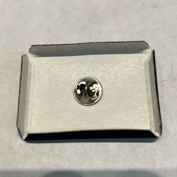 Vtg Airplane Medical Strike Force Lapel Pin DC-10 Silver Tone Jet Clutch Back - Picture 3 of 5